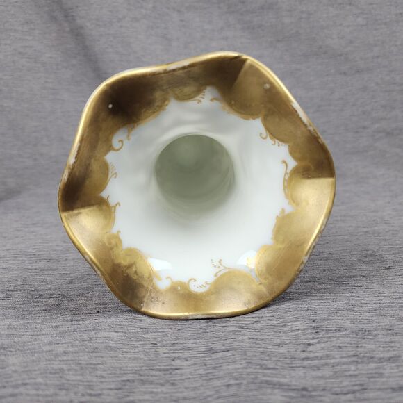 Mt Washington Guba Duck Vase RARE Colonial Ware 1005 Hand Painted 16.5" Antique - Picture 7 of 10